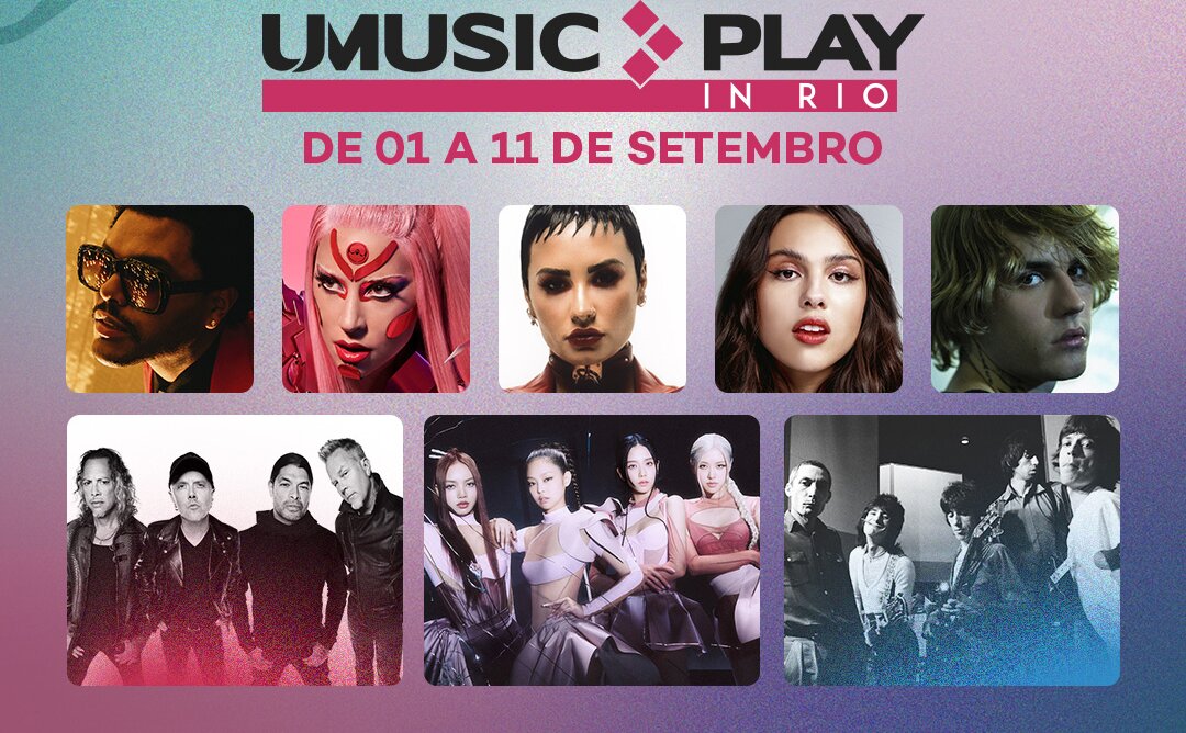 "UMUSIC PLAY IN RIO" terá programação especial para os fãs de música