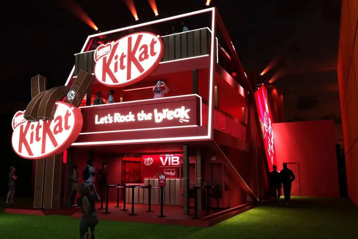 KitKat® prepara estande de três andares e experiências inéditas para o Rock in Rio 2026