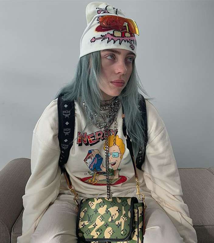 transformações visual Billie Eilish