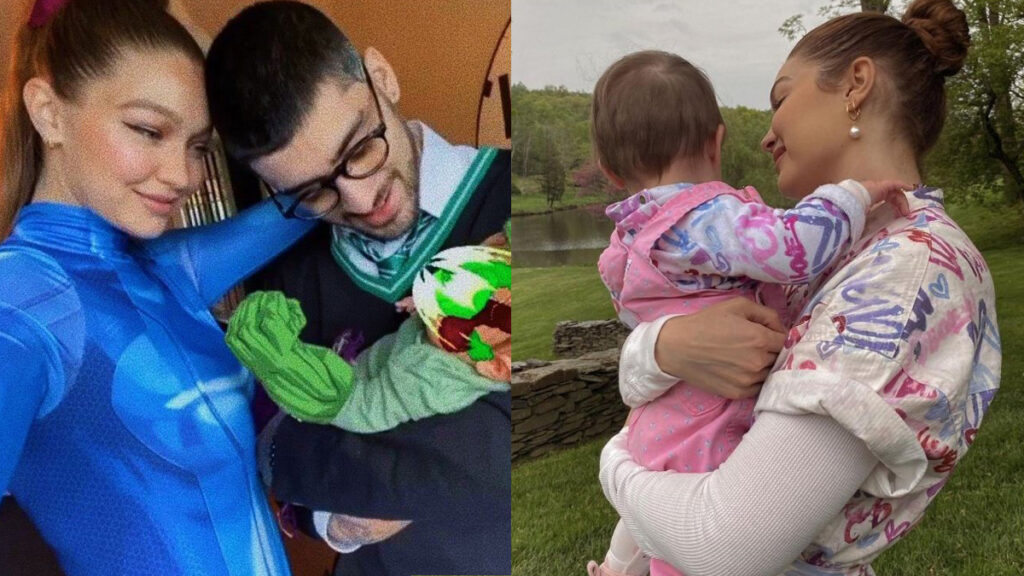 M&atilde;e de Gigi Hadid posta fotos raras de Khai, filha da modelo com Zayn